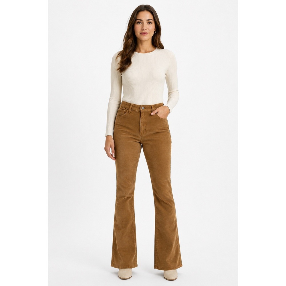 Levi's 725 Western 30 Brown Corduroy High Rise Bootcut Pants 31"cowboy